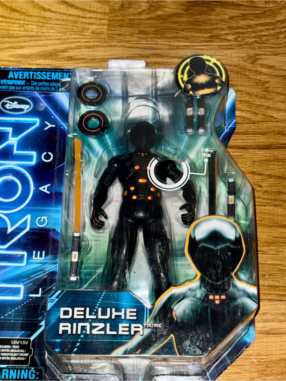 New Tron Legacy Deluxe Rinzler Figure - Picture 2 of 7